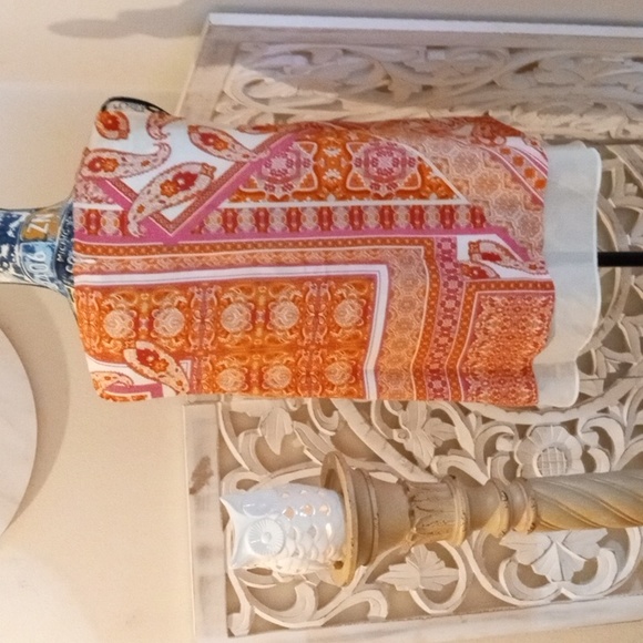 ROSE+OLIVE Women's SZ XL Flowy Spring Summer Paisley Design Tank Top - Picture 8 of 14